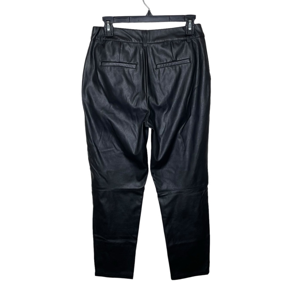Nili Lotan x Target Faux Leather High Rise Ankle Skinny Pants Black Sz 4 - Picture 4 of 14